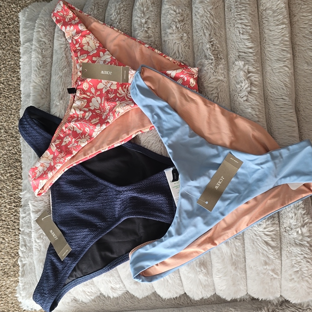 J.CREW SWIM BOTTOM BUNDLE NWT